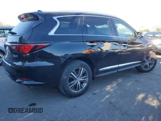 2020 Infiniti QX60 Luxe with VIN 5N1DL0MN9LC510053, listed as a Copart auction lot 46546345 with 28,164 mi miles and Salvage Title. Bid and sale history available at DreamBid. Image 3.