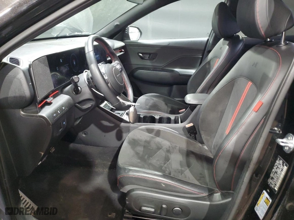 2024 Hyundai Kona N Line with VIN KM8HACA36RU087236, listed as a Copart auction lot 50409345 with 33,288 mi miles and Clean Title. Bid and sale history available at carsss.com. Image 7.