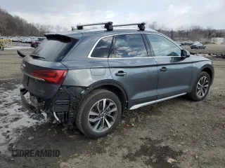 2024 Audi Q5 S line Premium with VIN WA1GAAFY5R2023624, listed as a Copart auction lot 42004095 with 24,041 mi miles and Salvage Title. Bid and sale history available at carsss.com. Image 3.