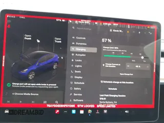 2022 Tesla Model Y Long Range with VIN 7SAYGDEE8NF511395, listed as a IAAI auction lot 41595310 with 65,156 mi miles and . Bid and sale history available at carsss.com. Image 17.
