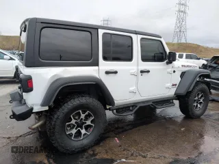 2020 Jeep Wrangler Unlimited Rubicon z VIN 1C4HJXFN1LW335751, wystawiony jako Copart lot #54242215 z przebiegiem 74 961 mil mil oraz Szkoda całkowita • Salvage title. Historia ofert i sprzedaży dostępna na DreamBid. Obrazek 3.