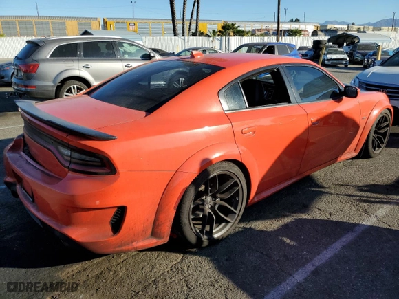 2021 Dodge Charger Scat Pack Widebody with VIN 2C3CDXGJ6MH500873, listed as a Copart auction lot 41539735 with 28,610 mi miles and Salvage Title. Bid and sale history available at carsss.com. Image 3.