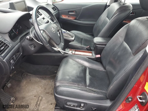 2010 Lexus HS 250h with VIN JTHBB1BA1A2037738, listed as a Copart auction lot 49713175 with 182,622 mi miles and Salvage Title. Bid and sale history available at carsss.com. Image 7.