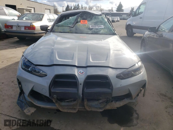 2022 BMW M3 Competition xDrive z VIN WBS43AY07NFM10293, wystawiony jako Copart lot #71593734 z przebiegiem Nie podano mil oraz Szkoda całkowita • Salvage title. Historia ofert i sprzedaży dostępna na DreamBid. Obrazek 5.