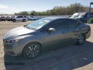 2021 Nissan Versa SV with VIN 3N1CN8EV3ML823485, listed as a Copart auction lot 60838375 with 54,661 mi miles and Salvage title. Bid and sale history available at DreamBid. Image 1.