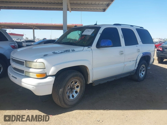 2005 Chevrolet Tahoe Z71 z VIN 1GNEC13T45R178349, wystawiony jako IAAI lot #42306137 z przebiegiem 366 874 mil mil oraz . Historia ofert i sprzedaży dostępna na DreamBid. Obrazek 2.
