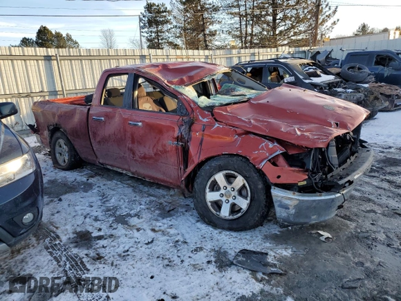 2009 Dodge 1500 TRX with VIN 1D3HV18P49S784929, listed as a Copart auction lot 42786935 with Not provided miles and Non repairable. Bid and sale history available at DreamBid. Image 4.