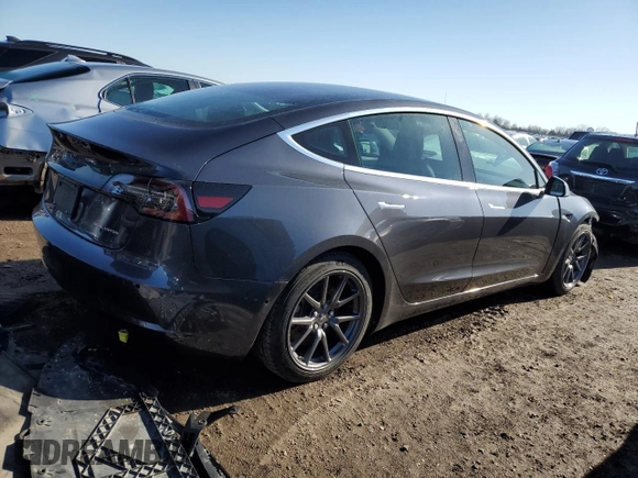 2020 Tesla Model 3 Long Range with VIN 5YJ3E1EB1LF534760, listed as a Copart auction lot 48039835 with 65,891 mi miles and Salvage Title. Bid and sale history available at carsss.com. Image 3.