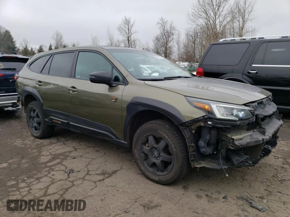2022 Subaru Outback Wilderness with VIN 4S4BTGUD4N3148742, listed as a Copart auction lot 89109565 with 41,938 mi miles and Salvage Title. Bid and sale history available at DreamBid. Image 4.