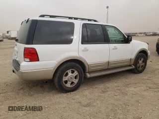 2005 Ford Expedition Eddie Bauer with VIN 1FMPU17525LA40639, listed as a Copart auction lot 47554695 with 136,379 mi miles and Salvage title. Bid and sale history available at DreamBid. Image 3.