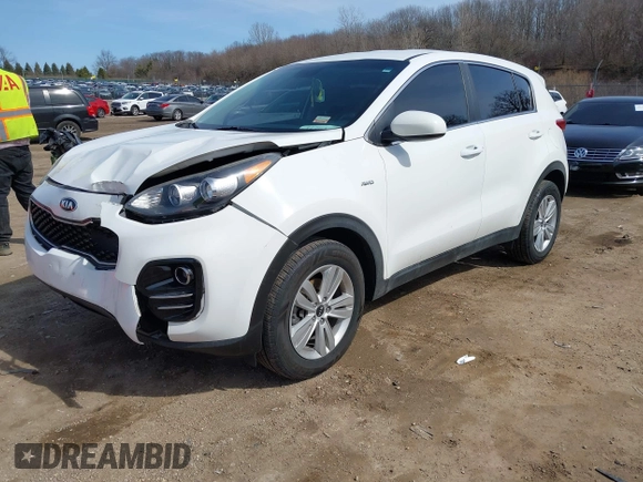 2018 Kia Sportage LX with VIN KNDPMCAC8J7372403, listed as a IAAI auction lot 41763496 with 92,651 mi miles and . Bid and sale history available at carsss.com. Image 18.