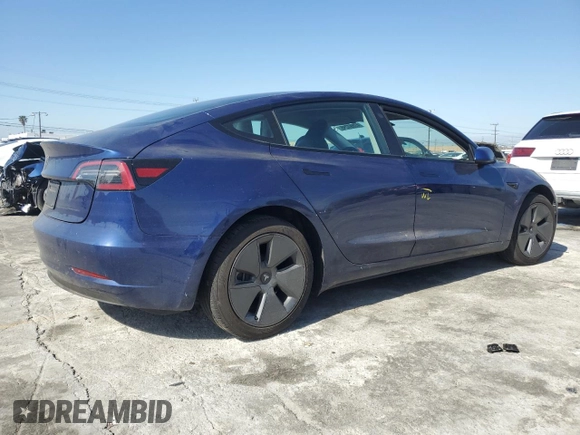 2023 Tesla Model 3 z VIN 5YJ3E1EA6PF649934, wystawiony jako Copart lot #47597395 z przebiegiem Nie podano mil oraz Szkoda całkowita • Salvage title. Historia ofert i sprzedaży dostępna na DreamBid. Obrazek 3.
