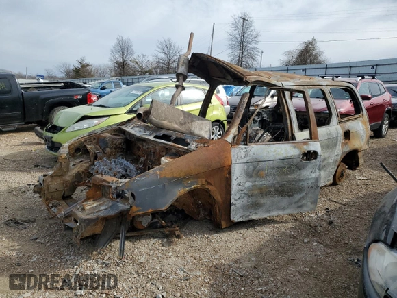 2005 Kia Sedona LX with VIN KNDUP132756675381, listed as a Copart auction lot 75952234 with 0 mi miles and Non Repairable. Bid and sale history available at carsss.com. Image 1.