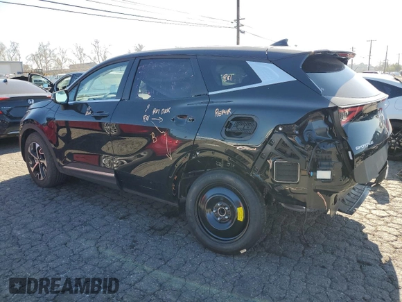 2025 Kia Sportage EX with VIN 5XYK33DF4SG266795, listed as a Copart auction lot 46616255 with 2,849 mi miles and Salvage Title. Bid and sale history available at carsss.com. Image 2.