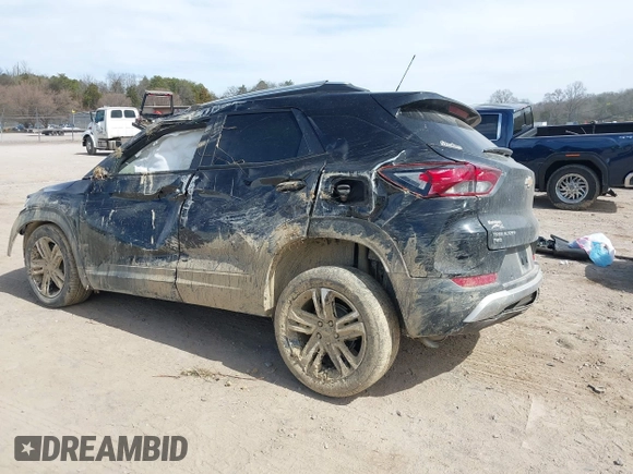 2024 Chevrolet TrailBlazer LT with VIN KL79MRSL8RB100336, listed as a IAAI auction lot 41751301 with Not Provided miles and . Bid and sale history available at DreamBid. Image 3.