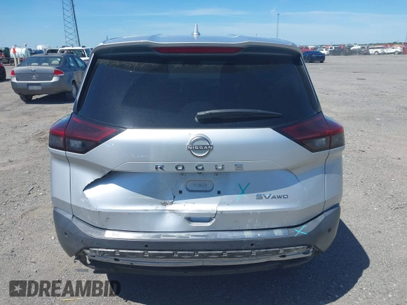 2022 Nissan Rogue SV with VIN 5N1BT3BB8NC674415, listed as a IAAI auction lot 42039611 with 68,146 mi miles. Bid and sale history available at carsss.com. Image 16.