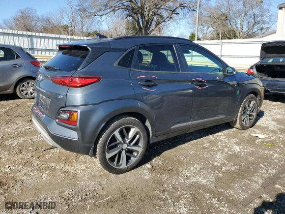 2019 Hyundai Kona Ultimate with VIN KM8K53A5XKU196588, listed as a Copart auction lot 88457605 with 71,663 mi miles and Salvage Title. Bid and sale history available at carsss.com. Image 3.