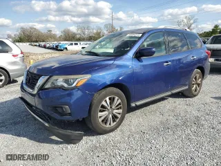 2017 Nissan Pathfinder SV with VIN 5N1DR2MN1HC652995, listed as a Copart auction lot 46004315 with 202,644 mi miles and Clean Title. Bid and sale history available at carsss.com. Image 1.
