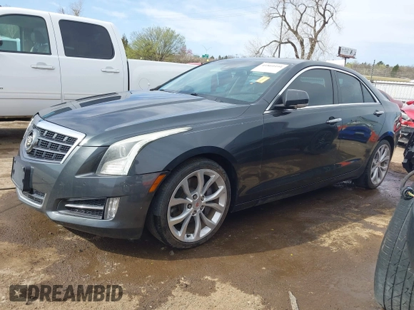 2014 Cadillac ATS Performance with VIN 1G6AC5S35E0116188, listed as a IAAI auction lot 41860494 with 85,517 mi miles. Bid and sale history available at carsss.com. Image 15.