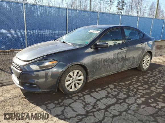 2014 Dodge Dart SXT with VIN 1C3CDFBB3ED772760, listed as a Copart auction lot 48793915 with 213,676 mi miles and Salvage Title. Bid and sale history available at carsss.com. Image 1.