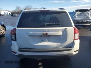 2017 Jeep Compass Sport SE with VIN 1C4NJCBA5HD124764, listed as a Copart auction lot 86616914 with 148,234 mi miles and Salvage title. Bid and sale history available at DreamBid. Image 6.
