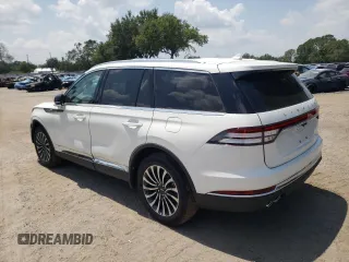 2023 Lincoln Aviator Reserve with VIN 5LM5J7WC9PGL14351, listed as a Copart auction lot 53533333 with 1,347 mi miles and Non repairable. Bid and sale history available at DreamBid. Image 2.