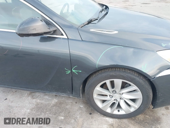 2014 Buick Regal with VIN 2G4GK5EX9E9313536, listed as a IAAI auction lot 41911219 with 147,502 mi miles and . Bid and sale history available at DreamBid. Image 13.