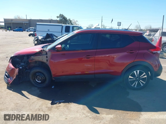 2019 Nissan Kicks S with VIN 3N1CP5CU4KL511255, listed as a IAAI auction lot 41841226 with 91,575 mi miles and . Bid and sale history available at carsss.com. Image 15.
