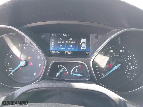 2017 Ford Focus SE with VIN 1FADP3K20HL215777, listed as a IAAI auction lot 41597028 with 137,248 mi miles. Bid and sale history available at carsss.com. Image 7.