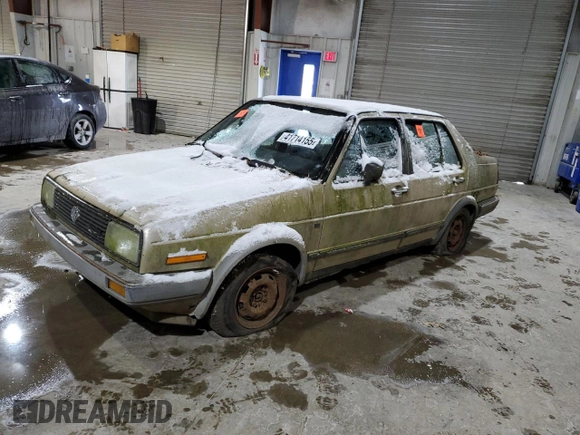 1985 Volkswagen Jetta z VIN WVWGH0166FW548455, wystawiony jako Copart lot #41714155 z przebiegiem Nie podano mil oraz Czysty tytuł • Clean title. Historia ofert i sprzedaży dostępna na DreamBid. Obrazek 1.
