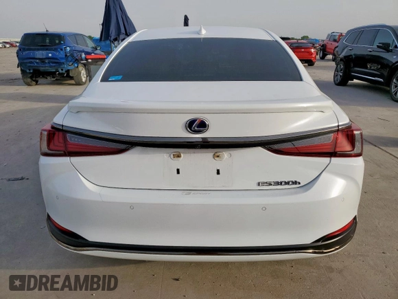 2022 Lexus ES 300h F Sport with VIN 58AGA1C19NU015929, listed as a Copart auction lot 56963705 with 50,011 mi miles and Clean title. Bid and sale history available at DreamBid. Image 6.