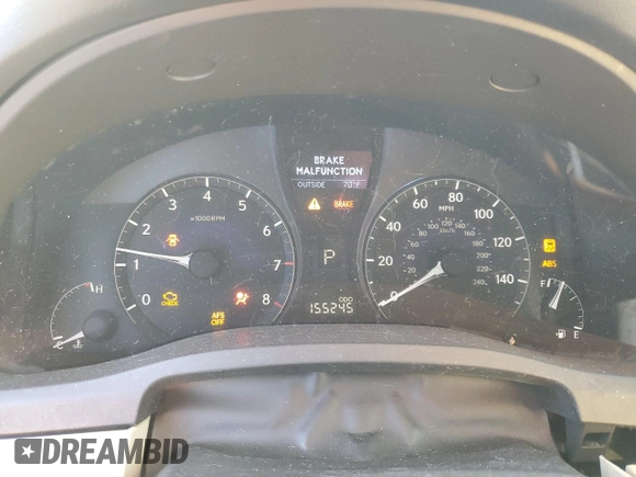 2010 Lexus RX 350 with VIN 2T2BK1BA0AC041889, listed as a Copart auction lot 78606444 with 155,245 mi miles and Salvage title. Bid and sale history available at DreamBid. Image 9.