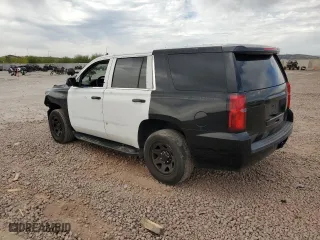 2017 Chevrolet Tahoe Commercial with VIN 1GNLCDEC4HR219881, listed as a Copart auction lot 50574145 with 115,700 mi miles and Salvage Title. Bid and sale history available at carsss.com. Image 2.