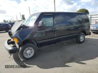 2006 Ford Econoline Cargo with VIN 1FTRE14WX6DA73990, listed as a Copart auction lot 45013645 with 105,471 mi miles and Salvage Title. Bid and sale history available at carsss.com. Image 1.