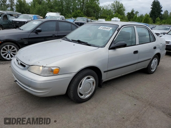 1999 Toyota Corolla VE with VIN 1NXBR12E3XZ153645, listed as a Copart auction lot 61005465 with Not provided miles and Clean title. Bid and sale history available at DreamBid. Image 1.