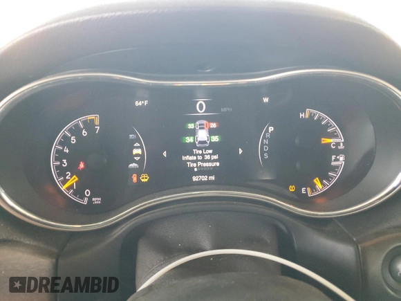 2014 Jeep Grand Cherokee Limited with VIN 1C4RJFBG7EC588986, listed as a Copart auction lot 52284405 with 92,702 mi miles and Salvage Title. Bid and sale history available at DreamBid. Image 9.