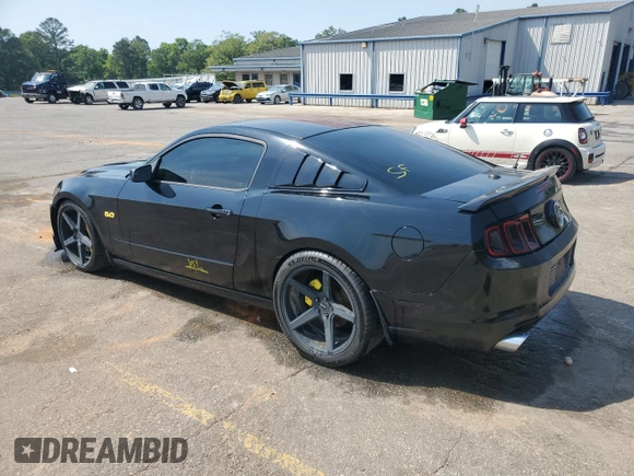2013 Ford Mustang GT with VIN 1ZVBP8CF2D5202086, listed as a Copart auction lot 52985025 with 83,074 mi miles and Salvage Title. Bid and sale history available at DreamBid. Image 2.