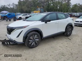 2024 Nissan ARIYA Engage with VIN JN1CF0BB3RM739267, listed as a Copart auction lot 45738125 with 129 mi miles and Salvage Title. Bid and sale history available at DreamBid. Image 1.