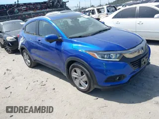 2020 Honda HR-V EX with VIN 3CZRU6H57LM704948, listed as a IAAI auction lot 41876428 with 84,786 mi miles. Bid and sale history available at carsss.com. Image 1.