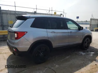 2019 Honda Passport Sport with VIN 5FNYF8H2XKB016880, listed as a Copart auction lot 58046475 with 73,615 mi miles and Salvage title. Bid and sale history available at DreamBid. Image 3.