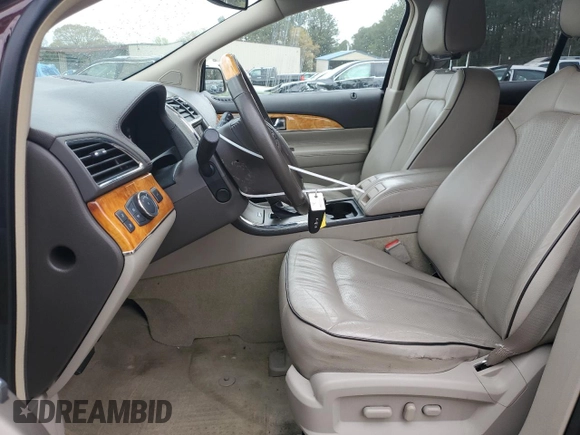 2012 Lincoln MKX with VIN 2LMDJ6JK1CBL14339, listed as a Copart auction lot 52938645 with 135,290 mi miles and Salvage Title. Bid and sale history available at carsss.com. Image 7.