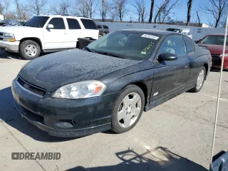 2006 Chevrolet Monte Carlo SS with VIN 2G1WL16C169341357, listed as a Copart auction lot 46792155 with 174,425 mi miles and Salvage Title. Bid and sale history available at carsss.com. Image 1.