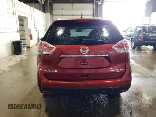 2015 Nissan Rogue SV with VIN KNMAT2MV5FP502659, listed as a Copart auction lot 54347035 with 65,828 mi miles and Salvage Title. Bid and sale history available at carsss.com. Image 6.