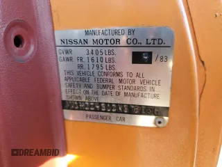 1983 Datsun 280ZX z VIN JN1HZ04S1DX572036, wystawiony jako Copart lot #76533294 z przebiegiem 172 147 mil mil oraz Nie do naprawy. Historia ofert i sprzedaży dostępna na DreamBid. Obrazek 13.