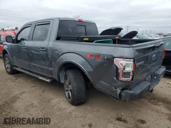 2017 Ford F-150 XL with VIN 1FTEW1EG8HFB09153, listed as a Copart auction lot 50978975 with 103,706 mi miles and Salvage Title. Bid and sale history available at carsss.com. Image 2.