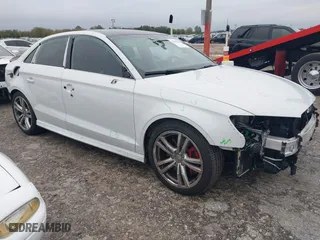 2016 Audi S3 Premium Plus with VIN WAUB1GFF2G1049986, listed as a IAAI auction lot 41402059 with 62,915 mi miles. Bid and sale history available at carsss.com. Image 1.