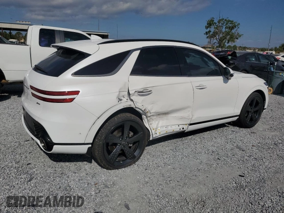 2022 Genesis GV70 2.5T with VIN KMUMADTB0NU058027, listed as a Copart auction lot 53203315 with 45,903 mi miles and Non repairable. Bid and sale history available at DreamBid. Image 3.