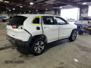 2016 Jeep Cherokee Trailhawk with VIN 1C4PJMBS8GW166629, listed as a Copart auction lot 55845415 with 122,290 mi miles and Salvage title. Bid and sale history available at DreamBid. Image 3.