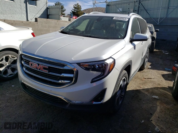 2021 GMC Terrain SLT with VIN 3GKALVEV5ML327343, listed as a Copart auction lot 40840963 with 13,528 mi miles and Salvage Title. Bid and sale history available at DreamBid. Image 1.