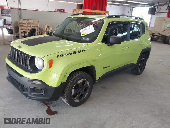 2017 Jeep Renegade Sport z VIN ZACCJBAB5HPF90613, wystawiony jako IAAI lot #42566902 z przebiegiem 172 923 mil mil oraz . Historia ofert i sprzedaży dostępna na DreamBid. Obrazek 17.